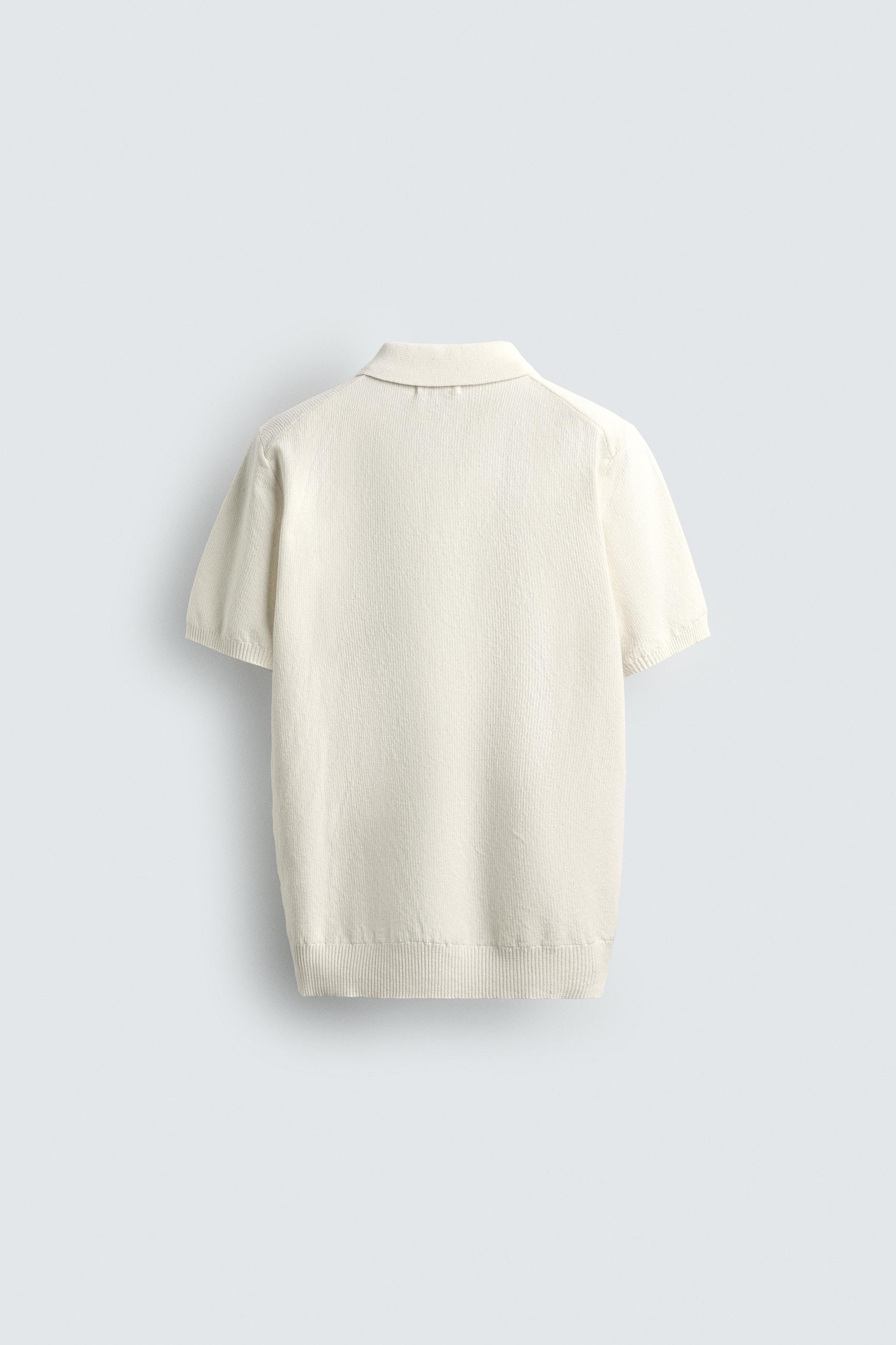 POLO EN MAILLE REGULAR FIT STRUCTURÉE
